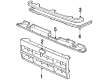 Ford Bronco II Air Deflector Diagram - F2TZ-8310-A