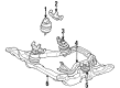 Lincoln Continental Engine Mount Diagram - F5OY-6068-A