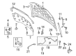 Ford Fusion Hood Release Cable Diagram - HP5Z-16916-C