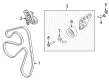 Ford Serpentine Belt Diagram - BT4Z-8620-F