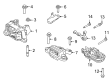 Ford Bronco Sport Engine Mount Torque Strut Diagram - LX6Z-6E042-C