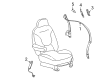 Ford Freestar Seat Belt Diagram - 6F2Z-1761202-DA