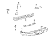 Ford Explorer Sport Trac Bumper Cover Diagram - 4L5Z-17K835-AAA