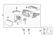 Ford Car Mirror Diagram - GB5Z-17682-TCPTM