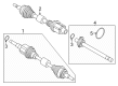 Lincoln Nautilus Axle Shaft Diagram - PZ1Z-3B437-C