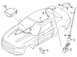 Ford Antenna Mast Diagram - FR3Z-18813-AE