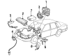 Ford Crown Victoria Air Bag Sensor Diagram - F1VY14B007A