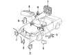Mercury Capri Airbag Diagram - F2JY-76043B13-A