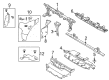 Lincoln Navigator Radiator Support Diagram - 9L1Z-16138-A
