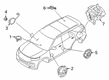 Ford Explorer Car Speakers Diagram - LB5Z-18808-F