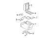 Ford Explorer Center Console Base Diagram - 4L2Z-78045A36-AAE