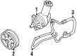 Ford Ranger Power Steering Hose Diagram - F47Z-3A719-B