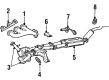 Ford Explorer Muffler Strap Diagram - F77Z-5260-BC