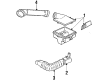 Ford Tempo Air Intake Coupling Diagram - E63Z9C675A