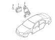 Ford Fusion Parking Assist Sensor Diagram - BE5Z-14C689-A
