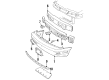 Mercury Cougar Bumper Cover Diagram - F4WY17D957A