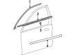 Ford Taurus Door Moldings Diagram - 2F4Z-5420879-CAPTM