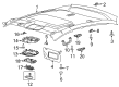 Ford Focus Sun Visor Diagram - F1EZ-5804105-BB