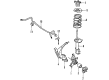 Mercury Villager Strut Housing Diagram - XF5Z-18124-AC