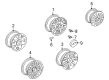 Ford Thunderbird Lug Nuts Diagram - XW4Z-1A043-BC