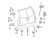 Ford Excursion Trunk Lid Latch Diagram - 4C7Z-7843170-AA