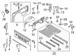 Ford Rear Door Striker Diagram - FL3Z-99404A42-B