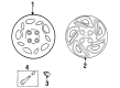 Ford Escort Wheel Cover Diagram - F8CZ1130CA