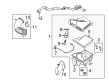 Ford Air Intake Hose Diagram - AR3Z-9A624-A