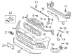 Ford Focus Bumper Cover Diagram - G1EZ-17757-AA