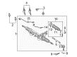 Ford Rack & Pinion Bushing Diagram - F5TZ-3F640-A