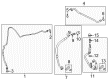 Ford Fiesta A/C Hose Diagram - BE8Z-19D734-A