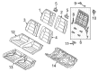 Ford Mustang Seat Covers Diagram - FR3Z-6363804-CP