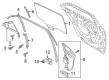 Lincoln Continental Window Run Diagram - GD9Z-5425766-B