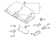 Ford Transit-250 Sun Visor Diagram - MK4Z-6104104-EA