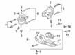 Lincoln Aviator Engine Mount Torque Strut Diagram - L1MZ-6068-L