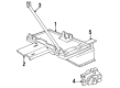 Ford Bronco Battery Cable Diagram - E7TZ14301B