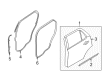 Ford Explorer Door Seal Diagram - BB5Z-7825325-A