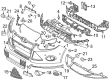 Ford Focus Bumper Cover Diagram - BM5Z-17D957-CAPTM