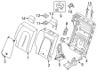 Lincoln MKZ Seat Cushion Diagram - HP5Z-5466800-A