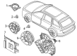 Lincoln Nautilus Car Speakers Diagram - R2TZ-18808-F