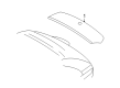 Ford Edge Spoiler Diagram - 9T4Z-7844210-D