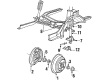 Ford Tempo Control Arm Bushing Diagram - E63Z-5500-A