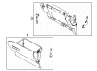 Ford Maverick Glove Box Diagram - NZ6Z-6004338-AB