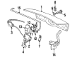 Mercury Cougar Door Hinge Diagram - E9WY6642701A
