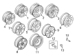 Ford Explorer Spare Wheel Diagram - 8L2Z-1007-A
