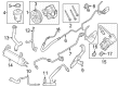 Ford F-350 Super Duty Power Steering Pump Diagram - LC3Z-3A674-G