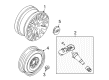 Ford Focus Wheel Cover Diagram - 9E5Z-1130-A