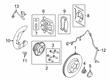 Ford Mustang Brake Pads Diagram - FR3Z-2001-N