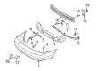 Ford Taurus Bumper Cover Diagram - 8G1Z-17K835-AAPTM