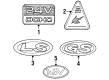 Ford Contour Emblem Diagram - F2DZ16098AAA